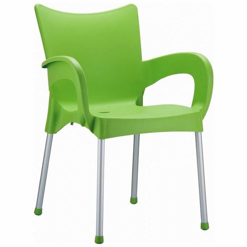 RJ Resin Outdoor Arm Chair Apple Green