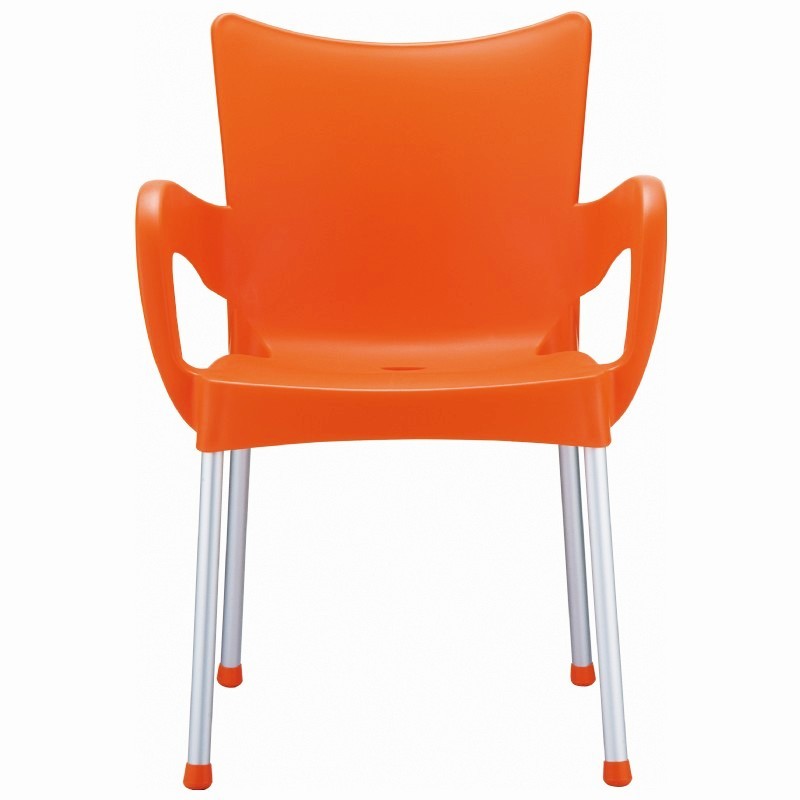 RJ Resin Outdoor Arm Chair Orange alternative photo #0