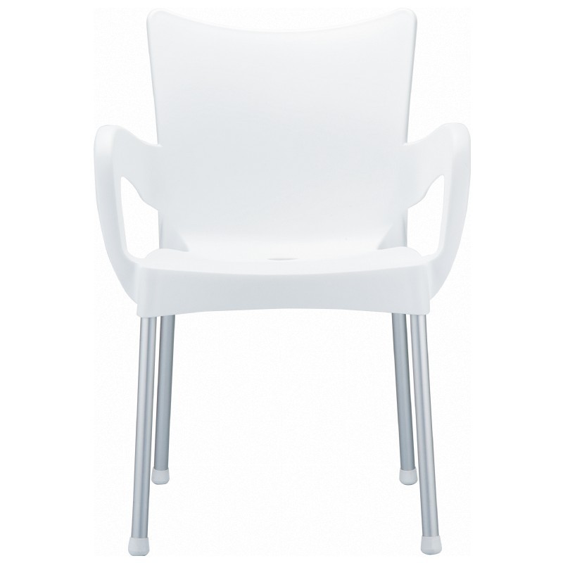 RJ Resin Outdoor Arm Chair White alternative photo