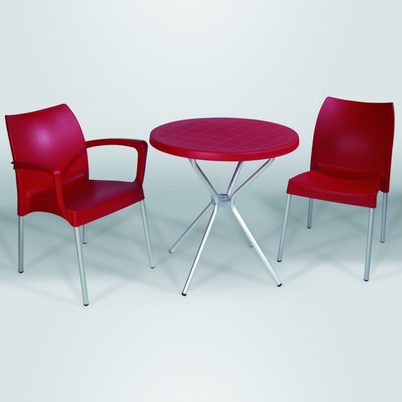 DV Vita Resin Outdoor Chair Beige alternative photo #2
