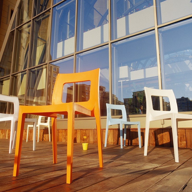 Lucca Outdoor Dining Chair Silver alternative photo