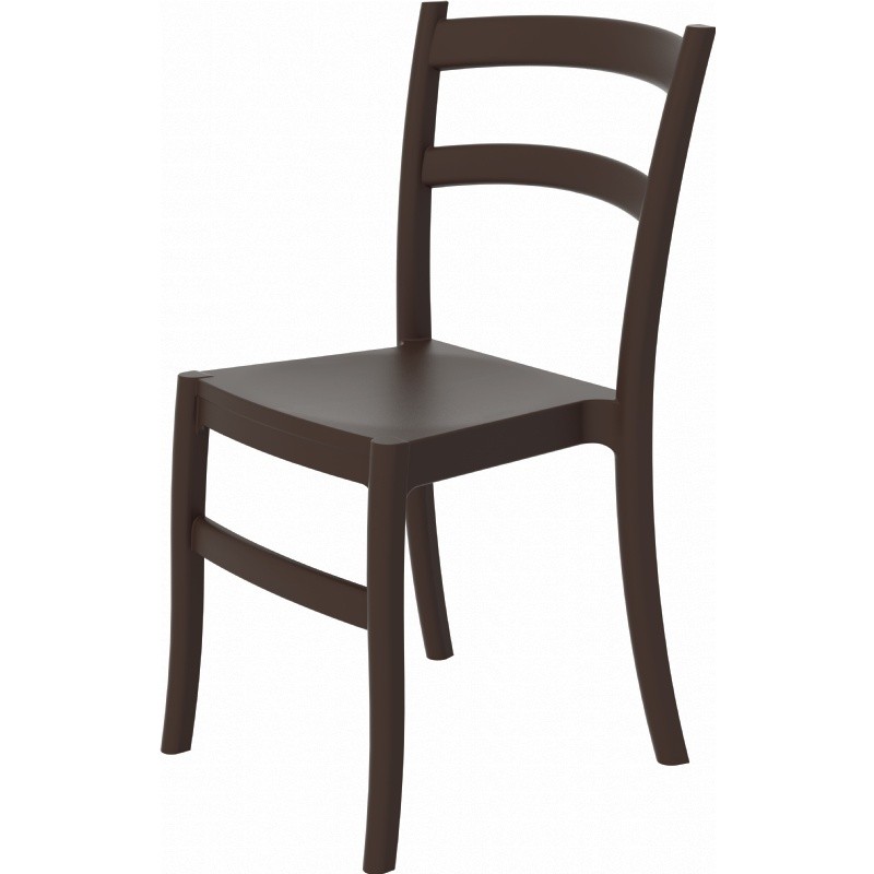 Tiffany Cafe Outdoor Dining Chair Brown alternative photo #5