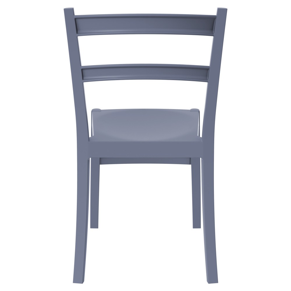 Tiffany Cafe Outdoor Dining Chair Dark Grey alternative photo #3