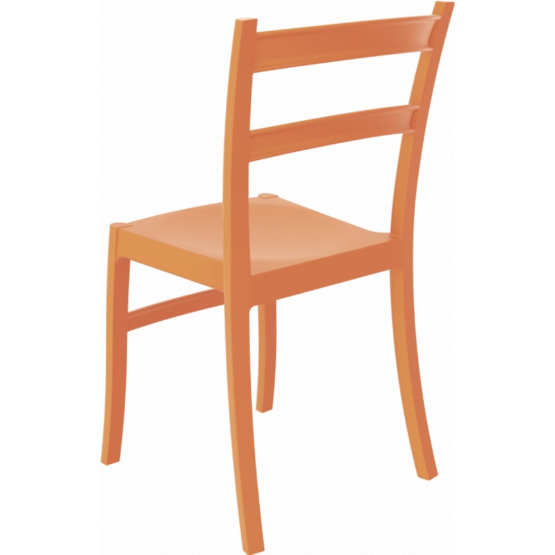 Tiffany Cafe Outdoor Dining Chair Orange alternative photo #3