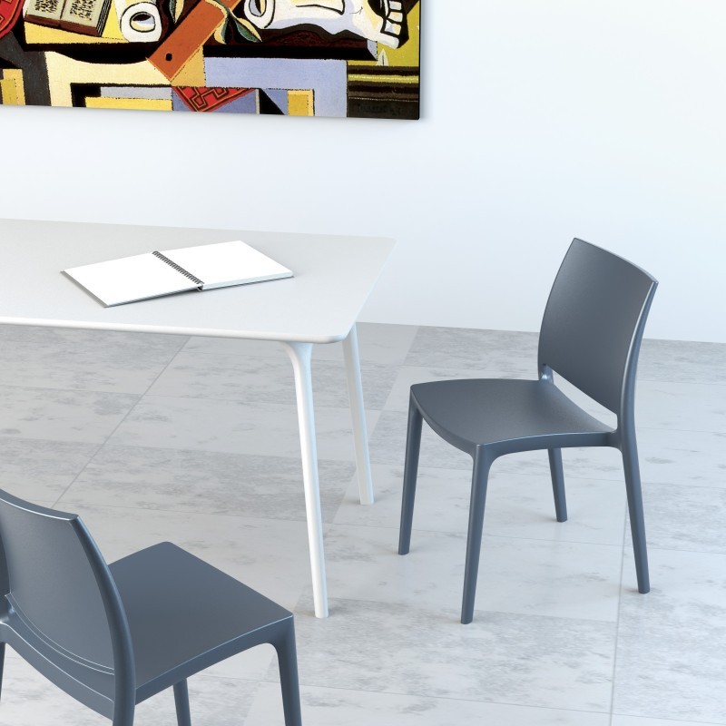 Maya Dining Chair Dark Grey alternative photo #5