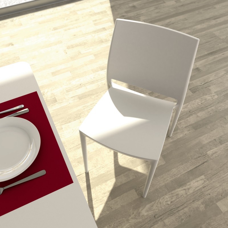 Maya Dining Chair White alternative photo