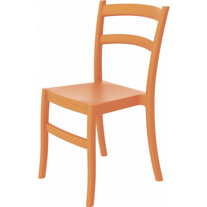 Tiffany Cafe Outdoor Dining Chair Orange alternative photo #2