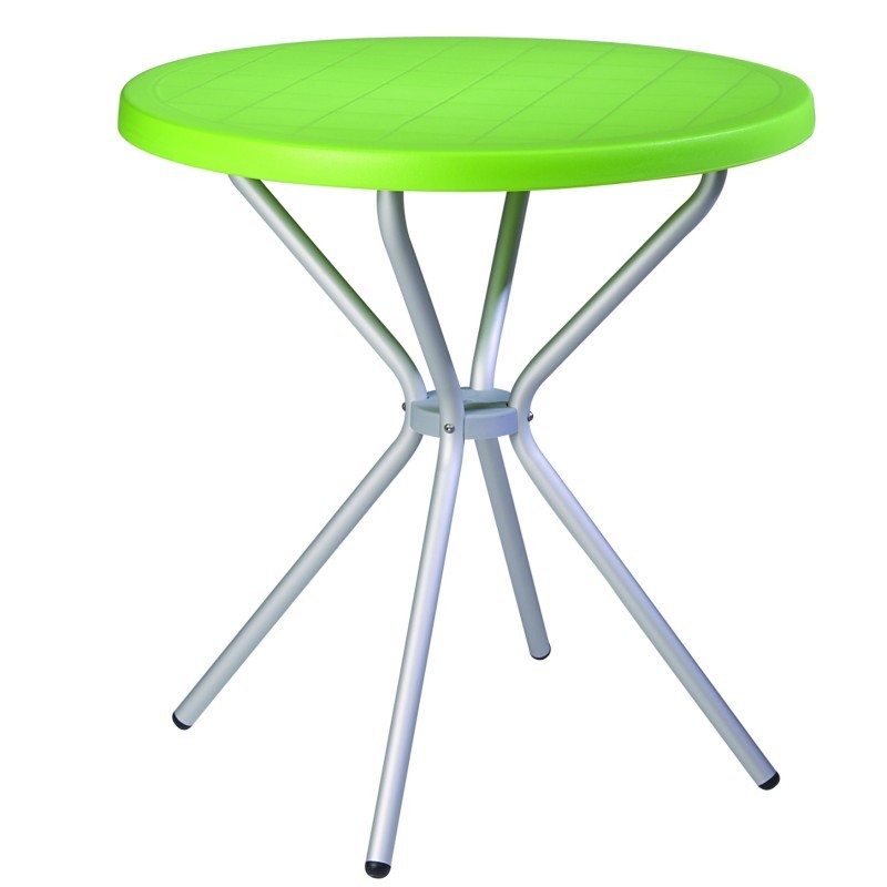 Round Dining Table Apple Green