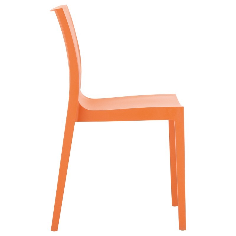 Lucca Outdoor Dining Chair Orange alternative photo #1