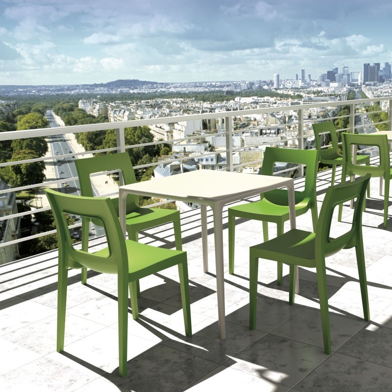 Lucca Outdoor Dining Chair Tropical Green alternative photo