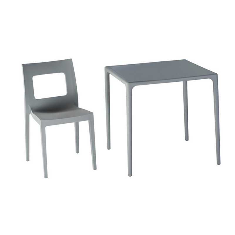 Lucca Outdoor Dining Chair Silver alternative photo