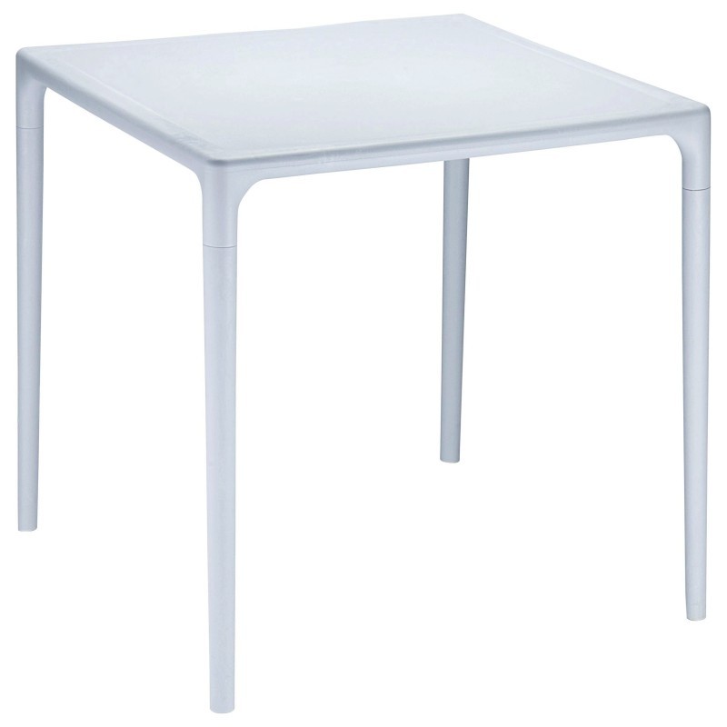 Mango 28" Square Outdoor Dining Table Grey