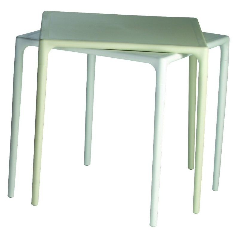 Mango 28" Square Outdoor Dining Table Grey alternative photo