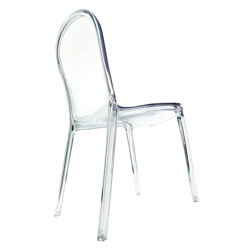 Victoria Clear Plastic Outdoor Bistro Chair alternative photo