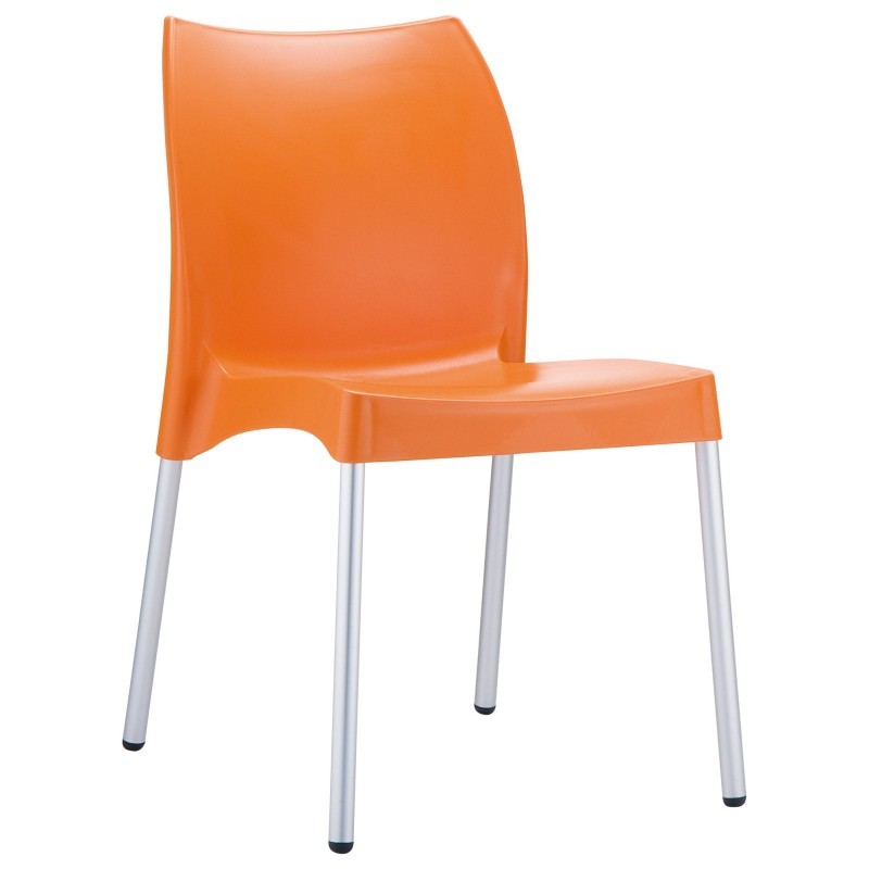 Most Popular in California: Outdoor Furniture: Dining Chairs: DV Vita Resin Patio Chair Orange