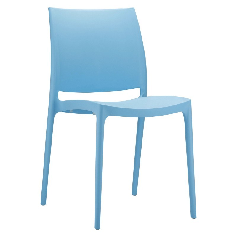 Maya Dining Chair Blue : Patio Chairs