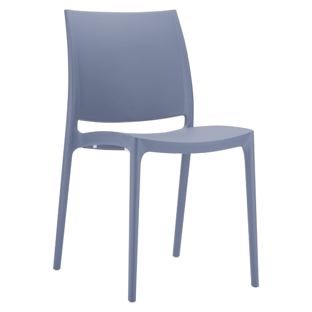 Maya Dining Chair Dark Grey : Dining Chairs