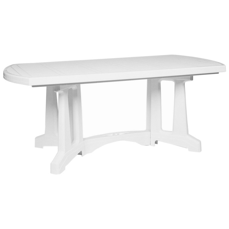 Sunrise Oblong Resin Dining Table