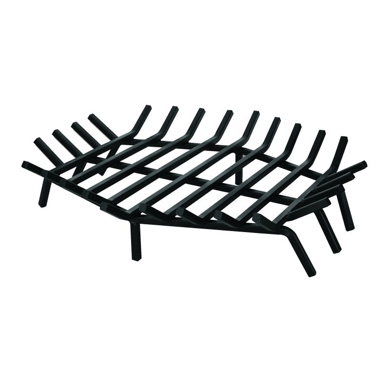 Wrought Iron 27 inch Bar Grate for Outdoor Fire Places : Fire Pits & Fireplaces