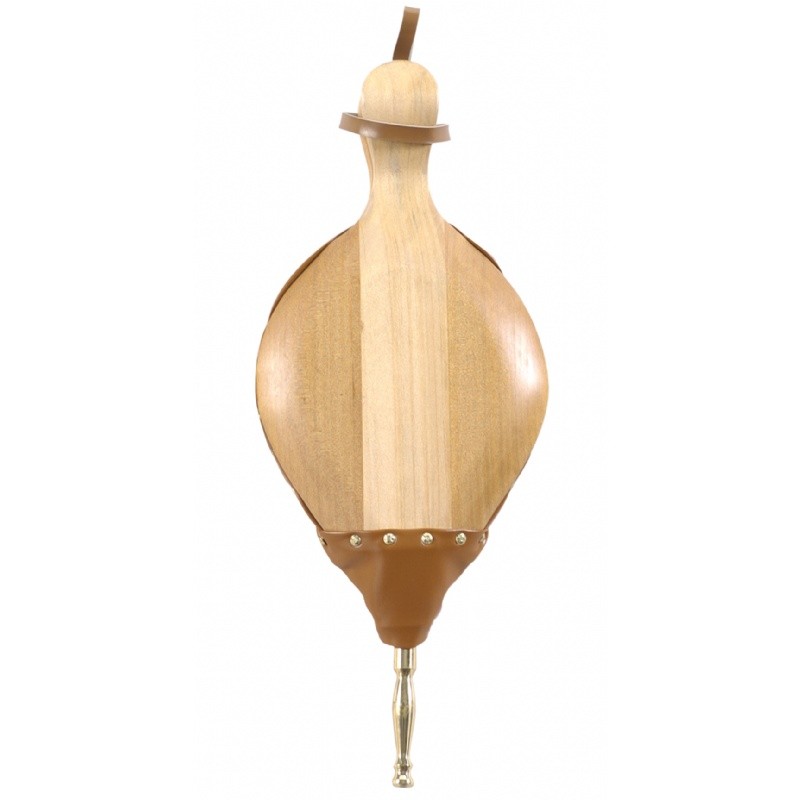 Hand Carved Bellow, Cast Nozzle 20" Long : Fire Pits & Fireplaces