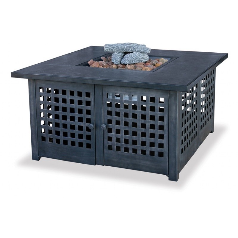 Home & Garden: Patio Heaters: Gas Outdoor Fire Pit Heater with Tile Mantel
