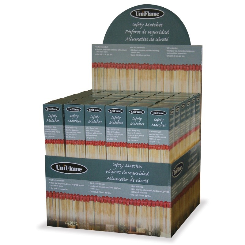 50 Count Premium Safety Matches (Order By 72's) : Fire Pits & Fireplaces
