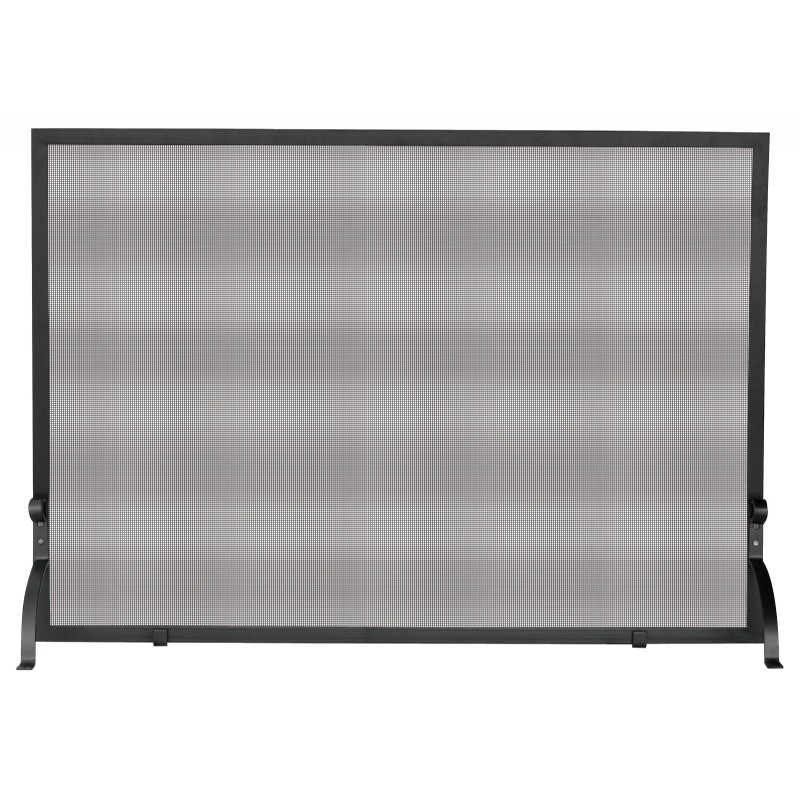 Single Panel Olde World Iron Screen, Large : Fire Pits & Fireplaces