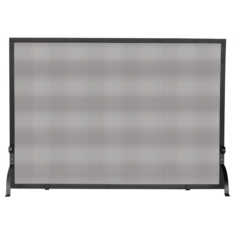 Single Panel Olde World Iron Screen, Small : Fire Pits & Fireplaces