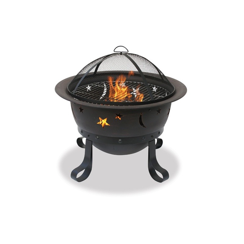 Starlight Bronze Outdoor Fire Pit 30 inch : Fire Pits & Fireplaces