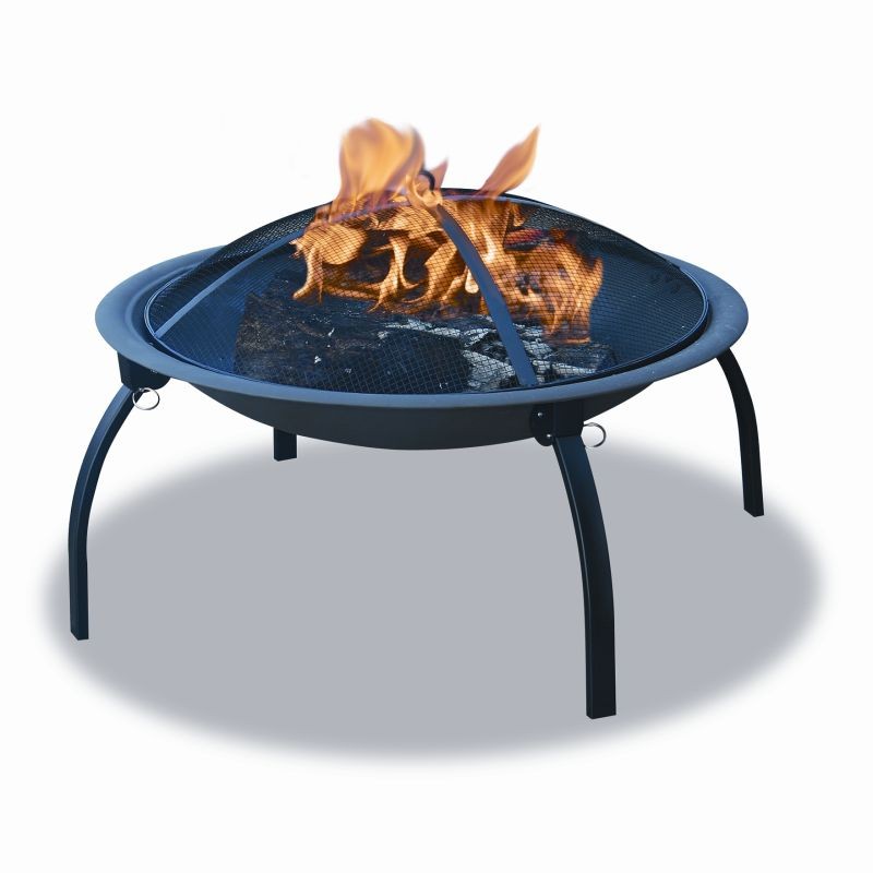 Portable Camping Firepit With Folding Legs : Fire Pits & Fireplaces