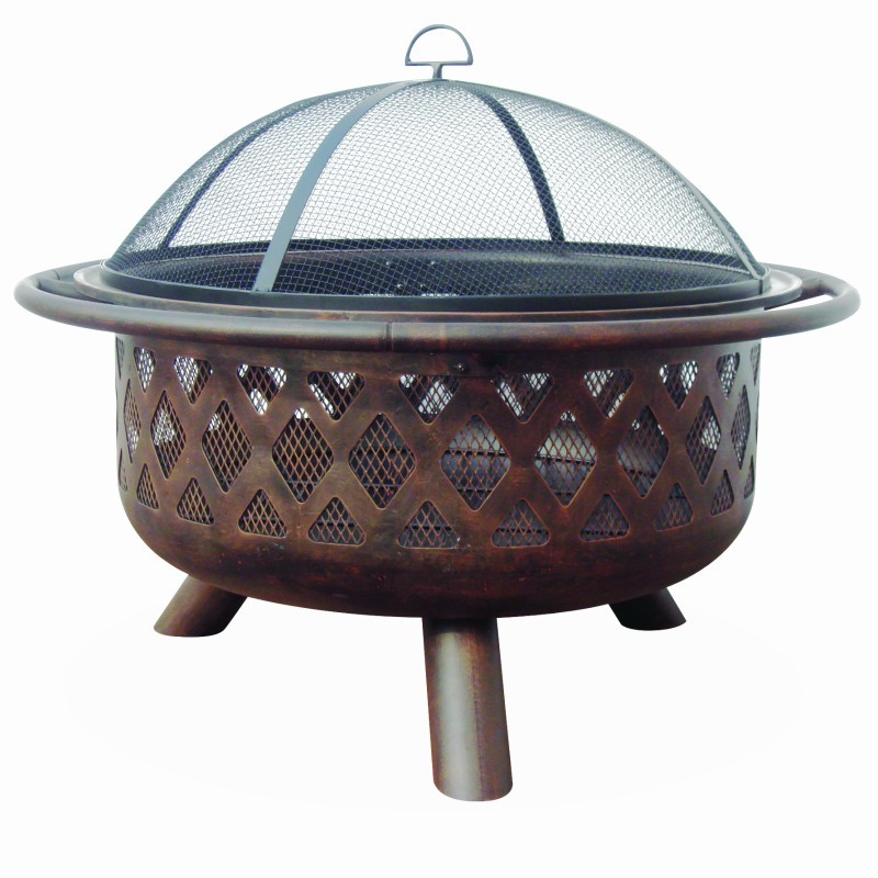 oil rubbed bronze outdoor fire pit