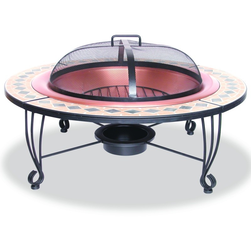 Mozaic-Tile 45" Copper Firepit