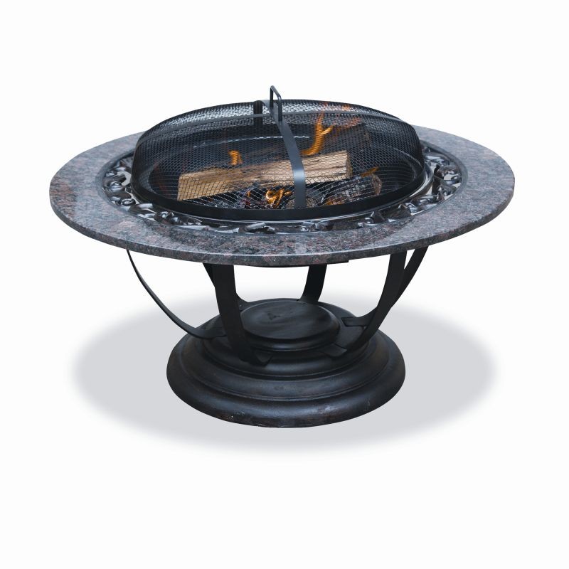 Granite Mantel Outdoor Fireplace 35 inches