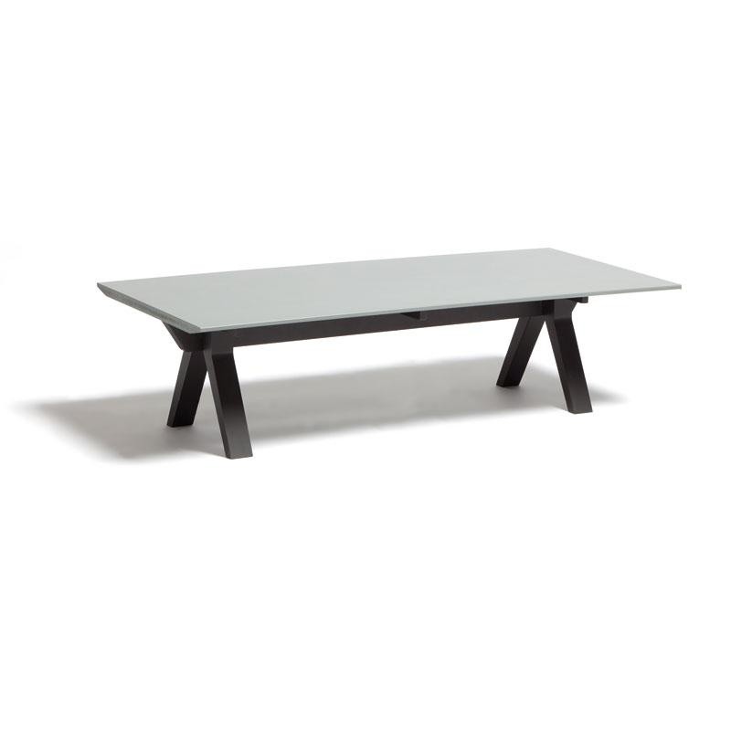 Vieques Modern Outdoor Coffee Table 55 inch with Fiberstone Top