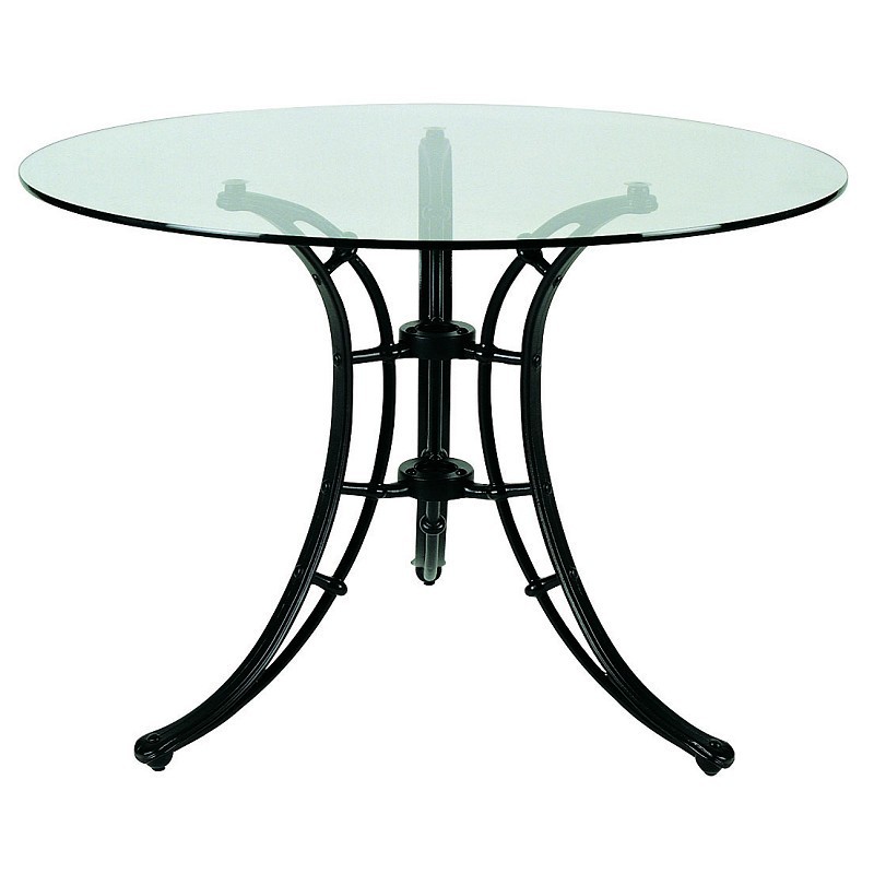 Mediterranea Round Table with Glass Top