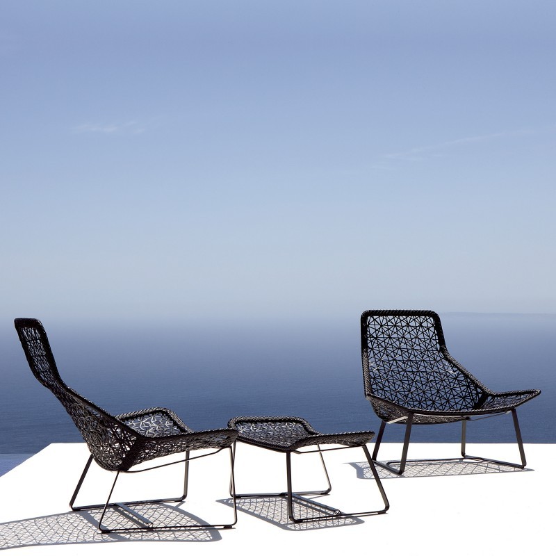 Maia Outdoor Ottoman with Full Cushion alternative photo