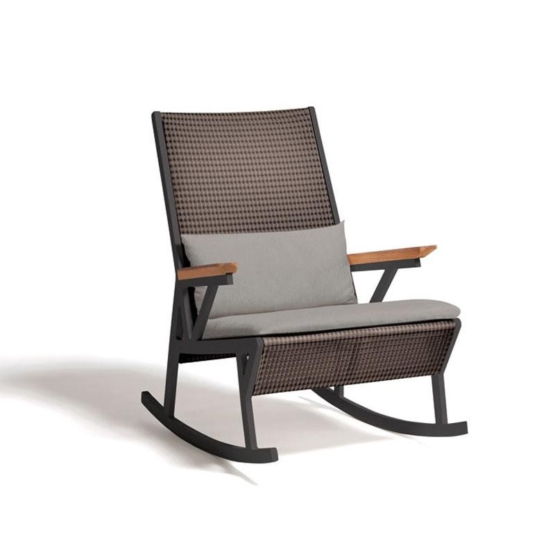 Outdoor Furniture: Kettal: Vieques Collection: Vieques Modern Outdoor Rocking Chair