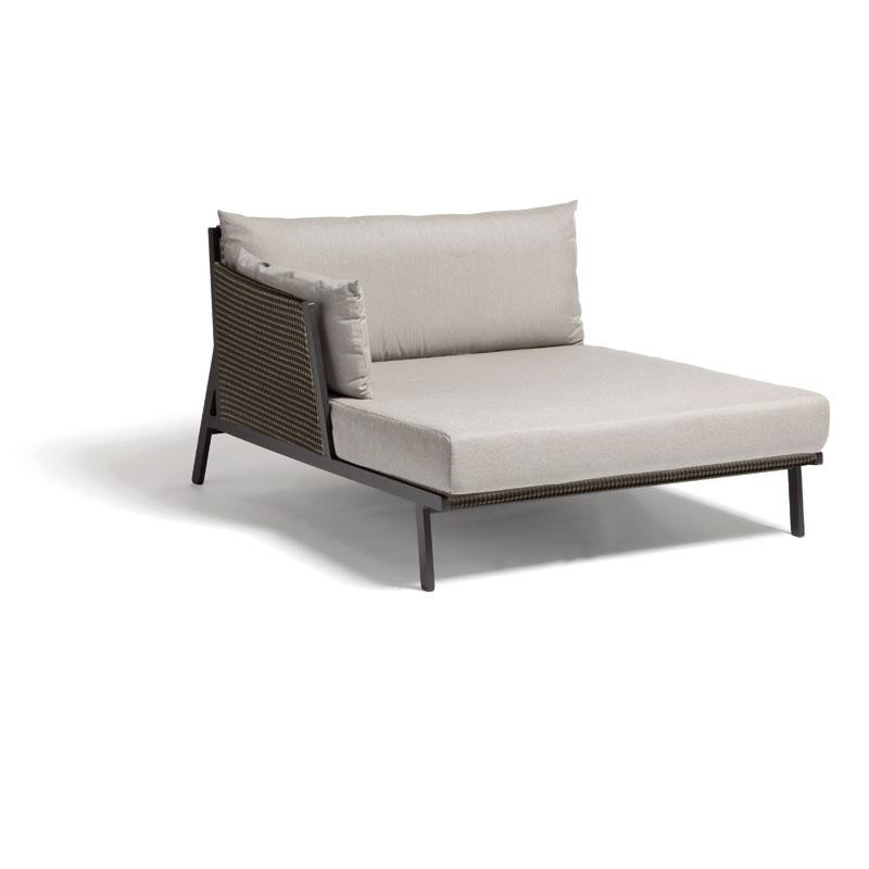 Outdoor Furniture: Kettal: Vieques Collection: Vieques Modern Outdoor Sectional Right Chaise Module