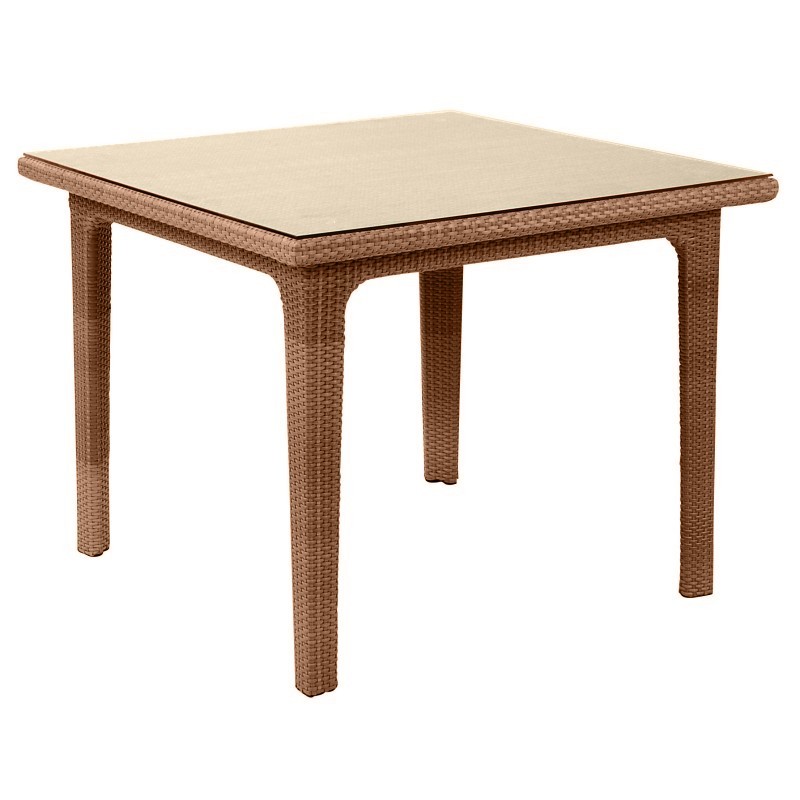 Prisma Square Outdoor Wicker Dining Table : Square Dining Tables