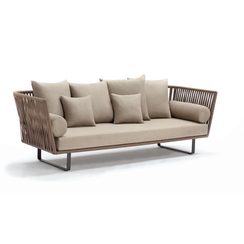 Outdoor Furniture: Kettal: Bitta Braided Modern Outdoor Sofa