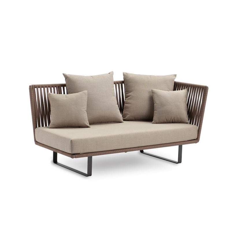 Bitta Braided Modern Outdoor Sectional Left Corner Module : Sectionals