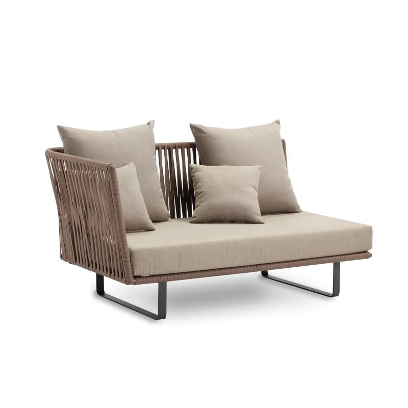 Bitta Braided Modern Outdoor Sectional Right Corner Module : Sectionals