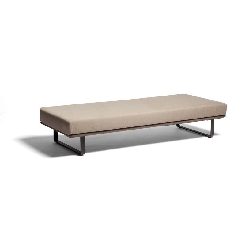 Outdoor Furniture: Kettal: Bitta Braided Modern Outdoor Flat Chaise Bench