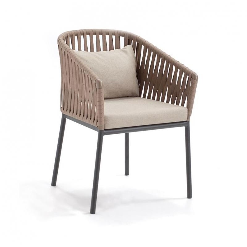 Bitta Braided Modern Outdoor Dining Chair : Dining Chairs