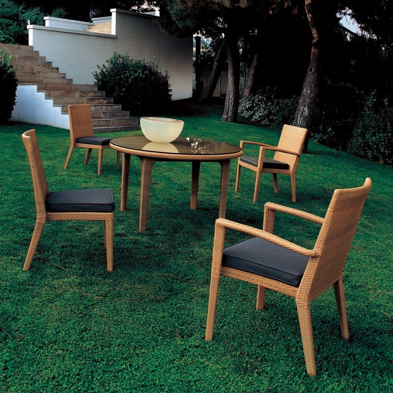 Prisma Outdoor Wicker Dining Set 5-Piece : Patio Sets