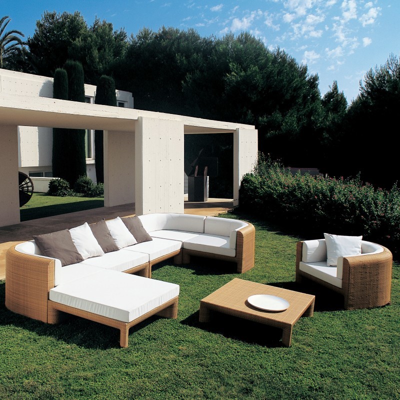 Outdoor Furniture: Kettal: Xxl Collection: Xxl Sectional Outdoor Deep Seating Set 8-piece