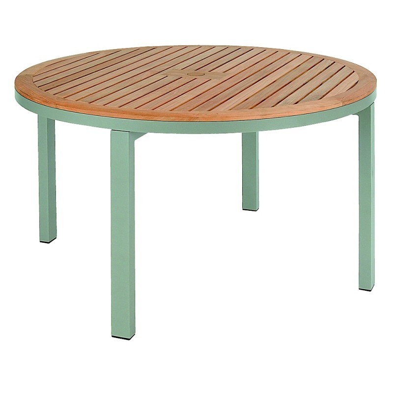 Kore Round Table w/ Teak Top