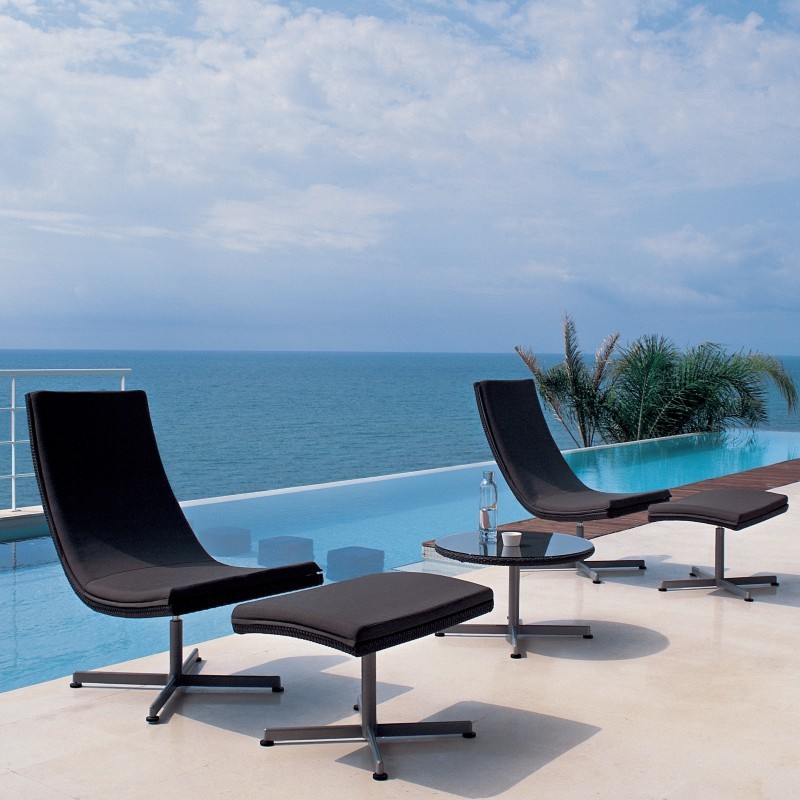 Xxl Wicker Outdoor Lounge Set 5-piece