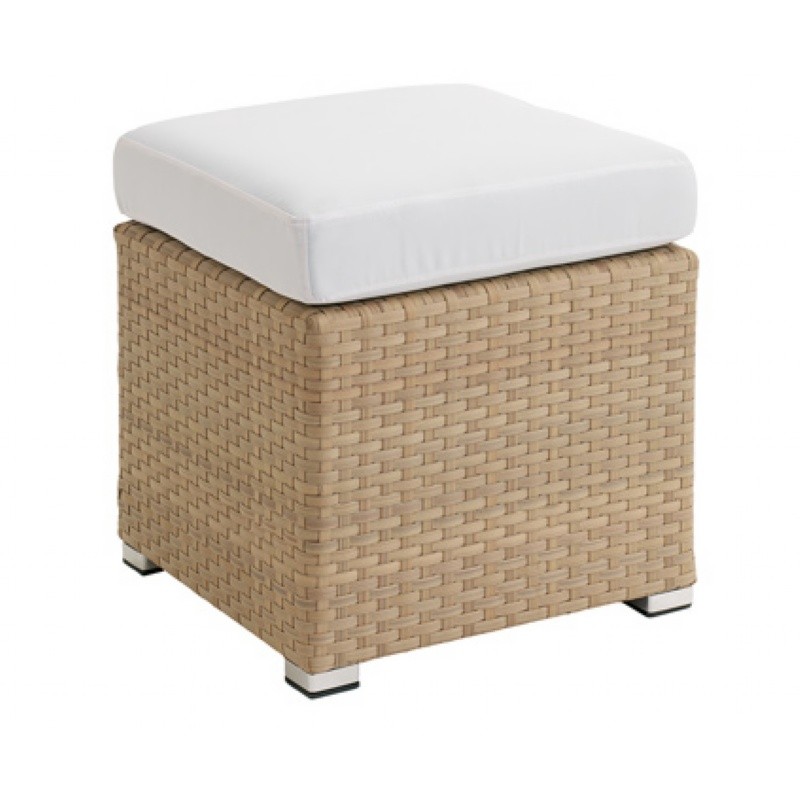 Nuevo Cubic Outdoor Sectional Square Ottoman