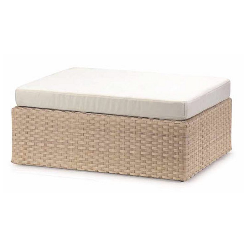 Nuevo Wicker Modern Outdoor Sectional Ottoman